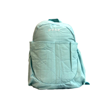 Peke- Mochila con Cambiador Celeste