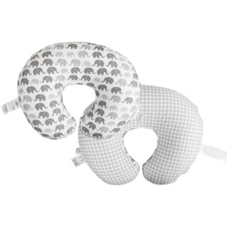 Cobertor P/almohada gray Elephants Plaid