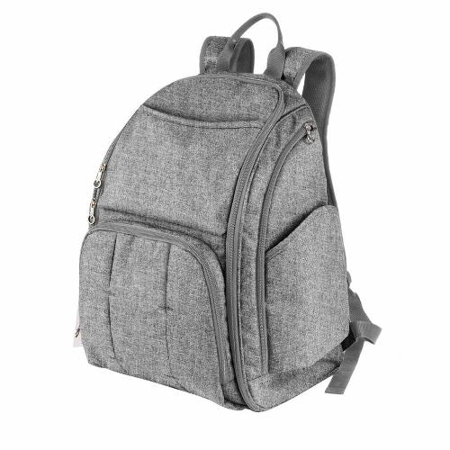 Born pañalera mochila con cambiador gris