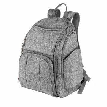 Born pañalera mochila con cambiador gris