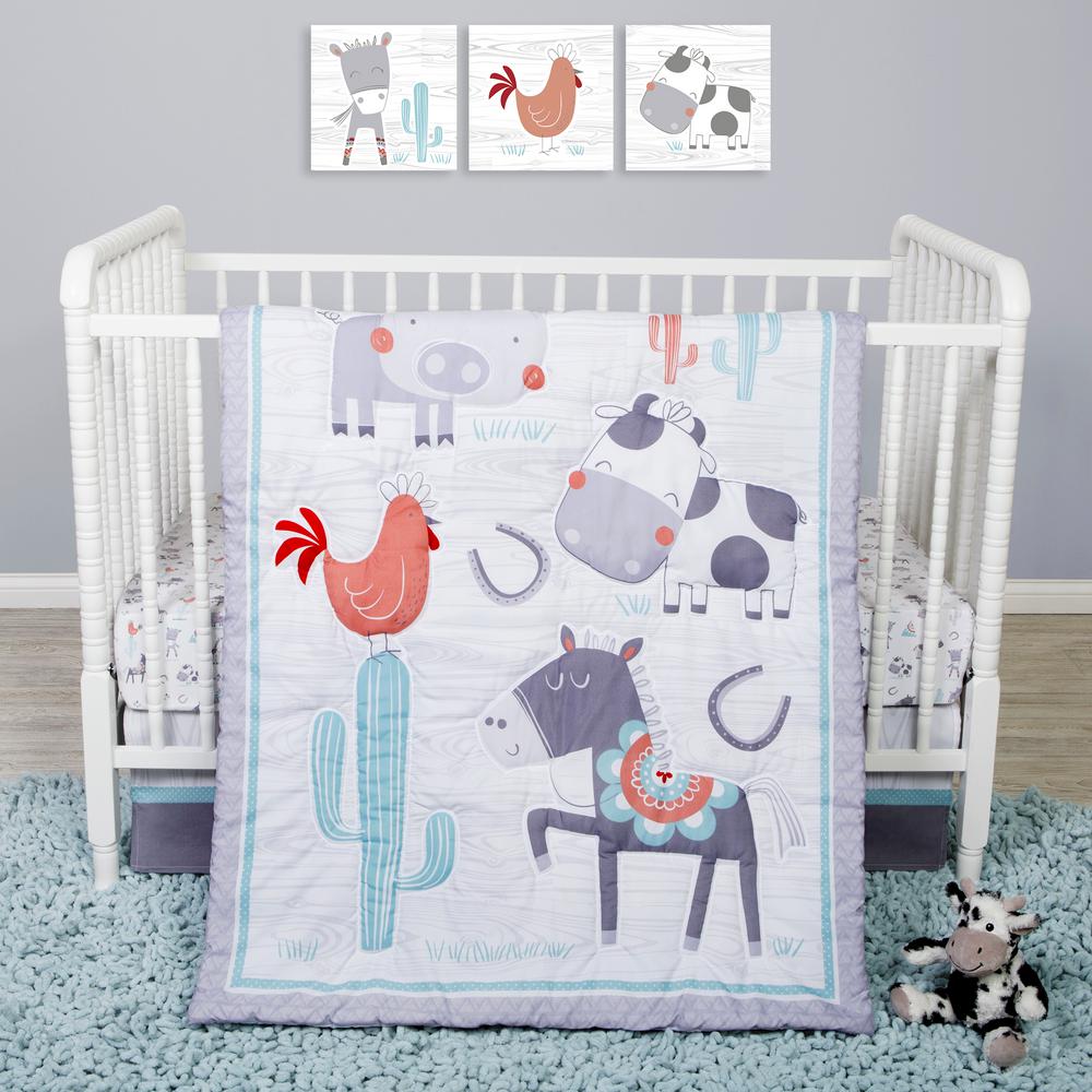 Juego de cuna 4 piezas Farmstead Friends