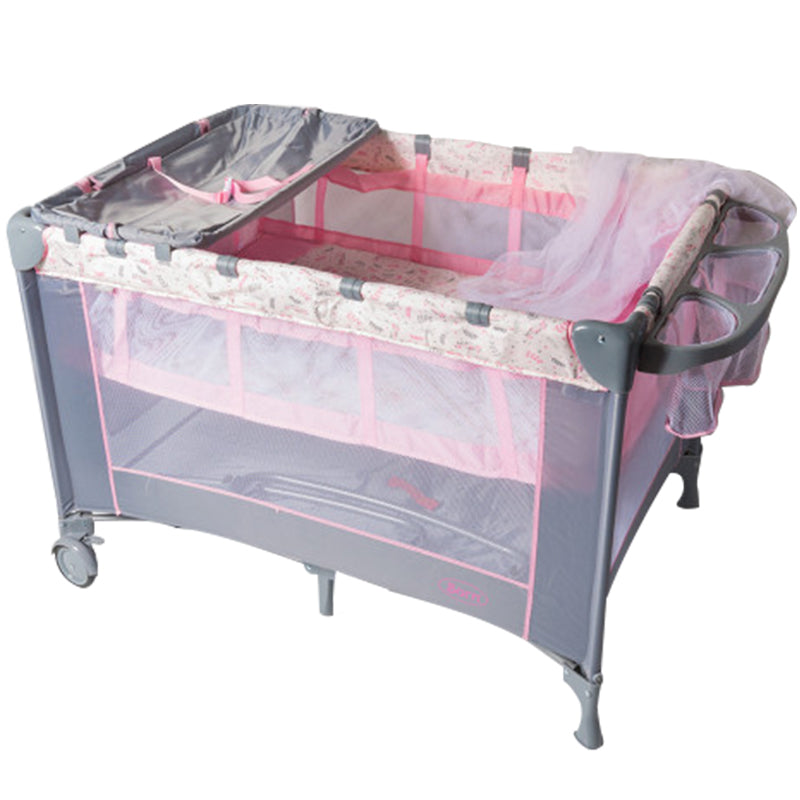 Born corral Playpen Rosa