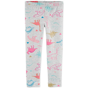 Pantalon legging gris para niña Carter's talla 6 meses
