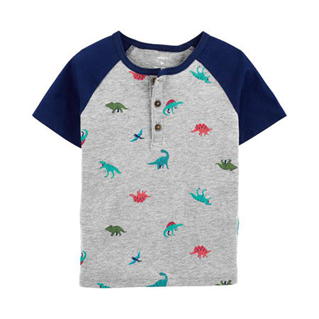 Camisa m/c Dino print Niño 6M Carter´s