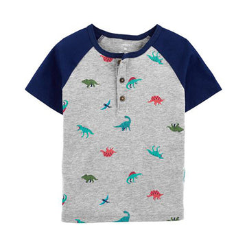 Camisa m/c Dino print Niño 6M Carter´s