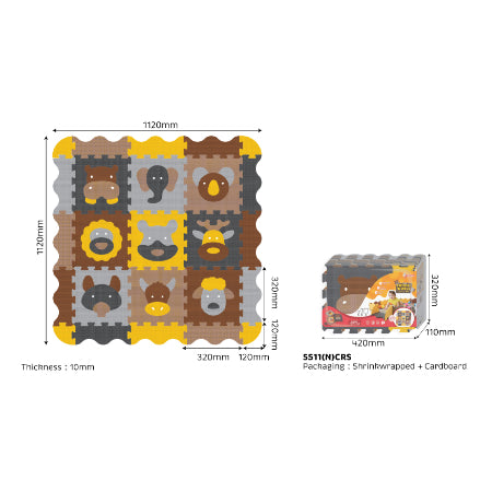 Sunta Toys - Alfombra de animalitos