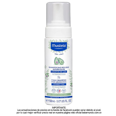 Mustela - Shampoo mousse recién nacido150ML
