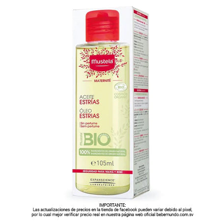 Mustela- Aceite para prevenir Estrías