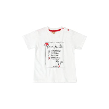 Camisa Manga Corta Querido Santa Niño