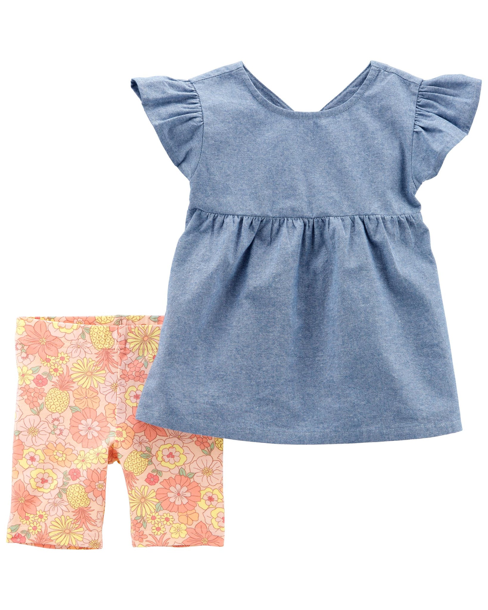 CONJUNTO 2PC BLUE CHAMBRAY