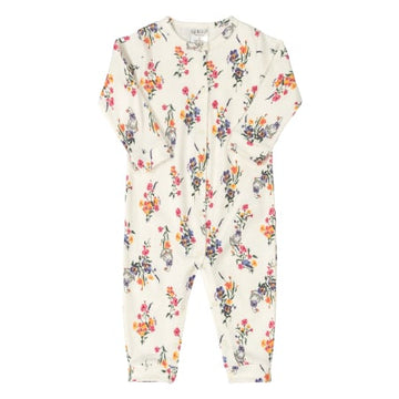 Pijama Floreada M/L sin pie para Niña Talla M