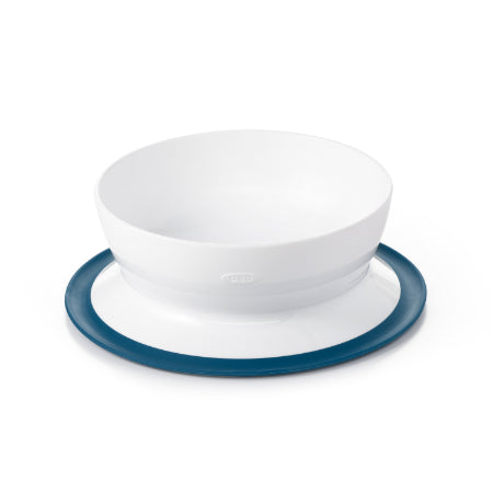 Oxo - Plato Hondo con Ventosa - Azul marino