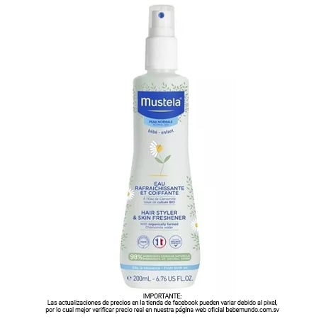 Mustela - Agua de tocador skin 200ML