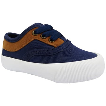 Zapato Niño Azul Negro con Café Talla 22