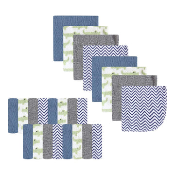 Luvable Friends - Toallitas super suaves, cocodrilo