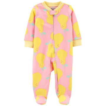 Pijama m/l con pie rosa Niña 9M