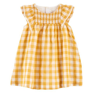 Vestido Amarillo Niña 12M