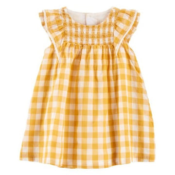 Vestido Amarillo Niña 9M