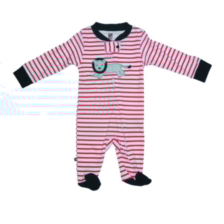 Pijama Entera Roja de León para Recién Nacido