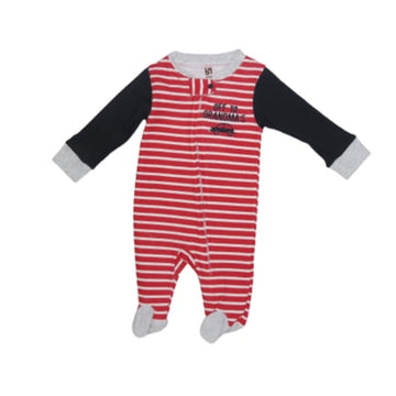 Pijama Entera Roja y Azul - Recién nacido