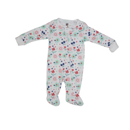 Pijama Entera Floreada - 9m