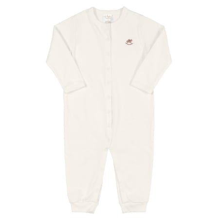 Pijama Enterizo Color Crema G