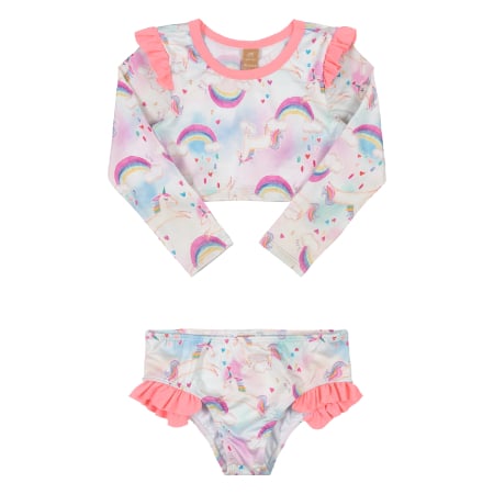 Traje de baño de Unicornio 2 Piezas 6-12 M