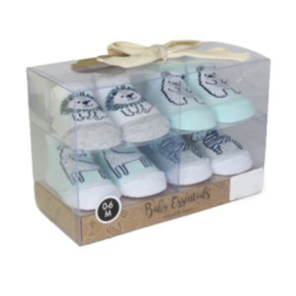 Caja de Regalo de 4 Pares de Medias