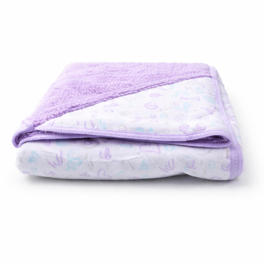 Cobija de corazones | Morado