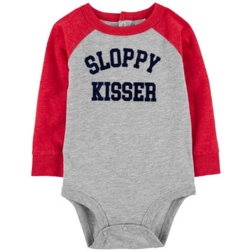 Enterizo Gris y rojo M/L Niño 12M