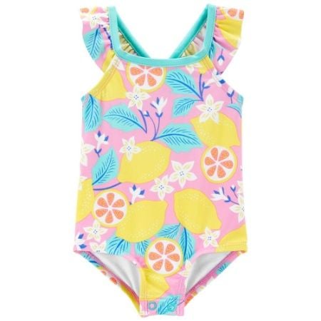 Traje de baño Floreado 1 pieza Niña  9M