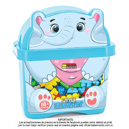 Bloques de arma cubo de Elefante 30 piezas