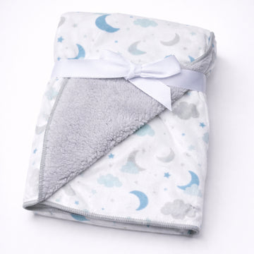 Cobertor reversible | Nubes y Estrellas