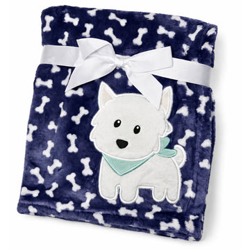 Cobertor azul | perrito