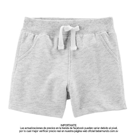 Carter´s - Pantalon corto gris 6M