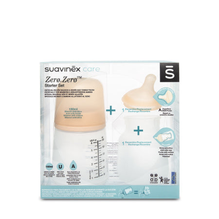 Suavinex Set  Biberón Anticólicos Flujo Lento 180 ml