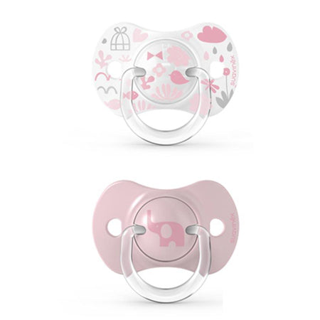Suavinex - Chupetes Reversibles Rosado SX Pro 6-18 Meses