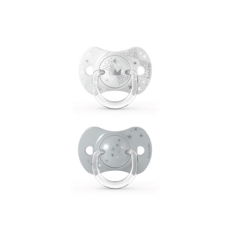 Suavinex - Chupetes Reversibles Gris SX Pro 6/18 Meses