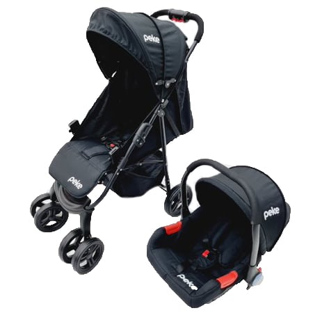 Peke- Coche 4 en 1 Negro