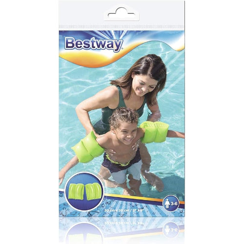 Bestway - Flotador de brazos | verde o naranja