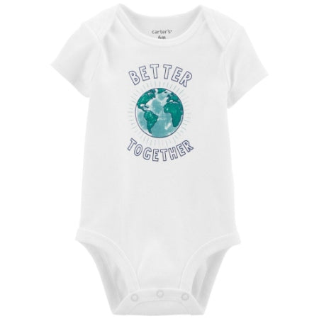 Carter´s  Enterizo blanco Better Together Unisex 12M