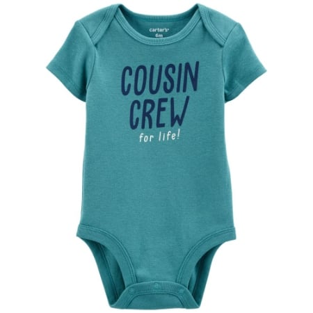 Carter´s  Enterizo verde Tripulación de primos de por vida  Niño 6M