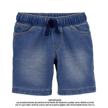 Carter´s - Short de felpa azul  Niño 12M