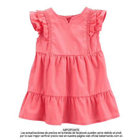 Carters Vestido Rosa - 16M
