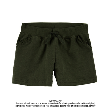 Carter´s - Short verde musgo  Niña 24M