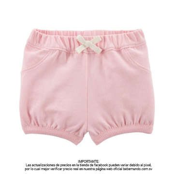 Carter´s - Shorts de Burbujas Rosado  Niña 6M