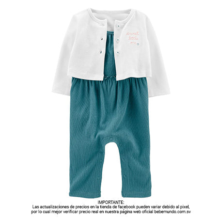 Carters conjunto turquesa - 12 M