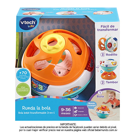 VTech - Rueda la bola 3 en 1