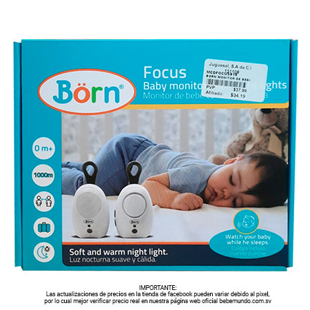 Born monitor de bebé sin camara