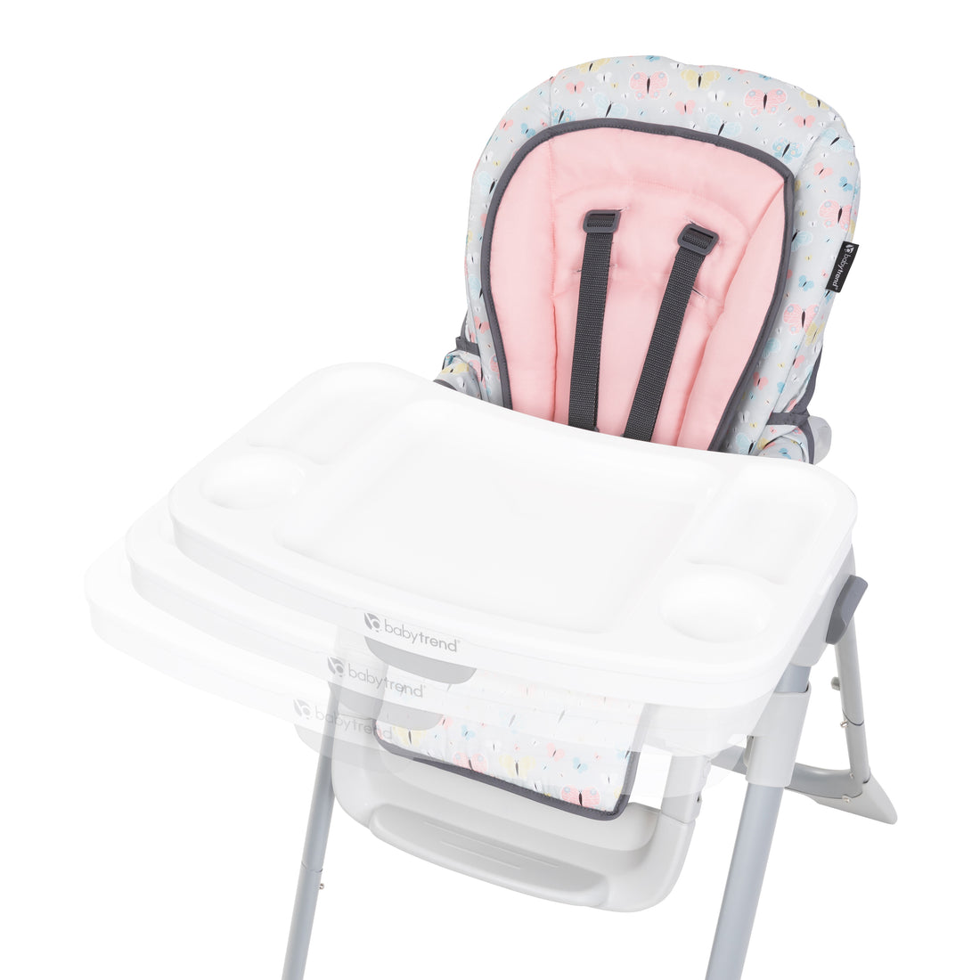 Baby Trend – Silla de comer 3 en 1 de Mariposas
